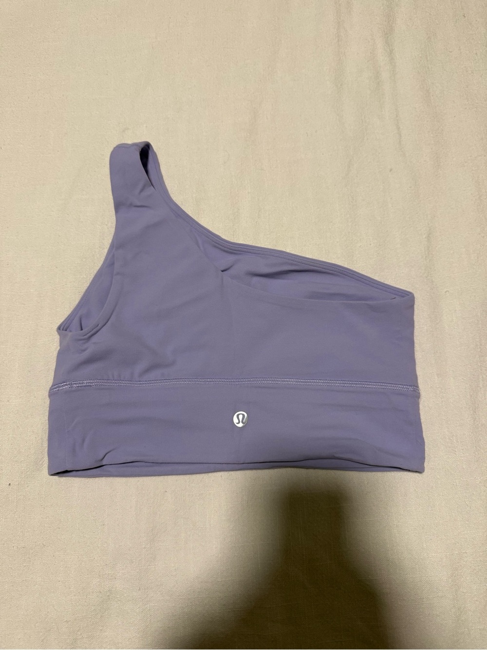 lululemon athletica One-Shoulder Sports Bra in Lavender